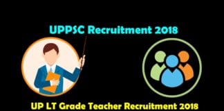 UP LT Grade Teacher Recruitment 2018