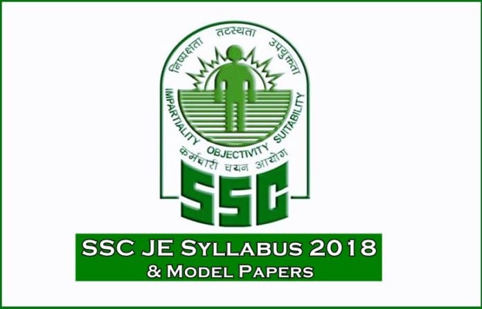 SSC JE Syllabus 2018 SSC JE Syllabus 2018