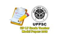 UP LT Grade Teacher Model Papers 2018