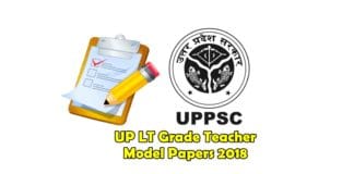 UP LT Grade Teacher Model Papers 2018