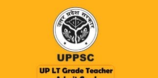 up lt grade teacher admit card download now