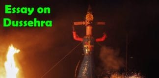 dussehra essay in hindi